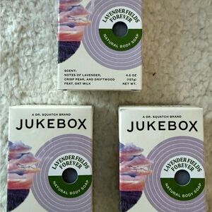 Jukebox Lavender Fields Forever Natural Body Soap Lot of 3 bars
